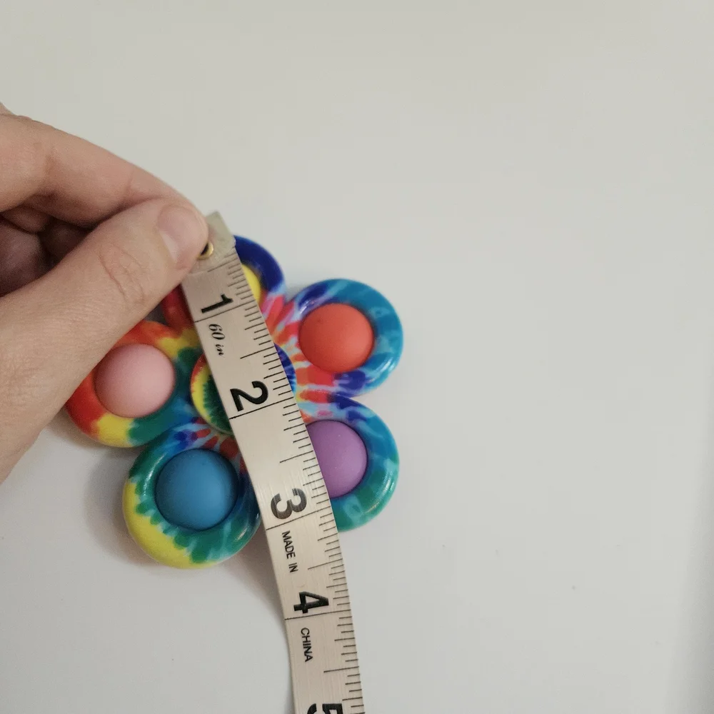 Tie-Dye Fidget Spinner & Pop It Toy